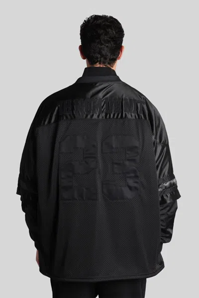 Ih Nom Uh Nit Bomber Jacket In Black Polyamide In Black