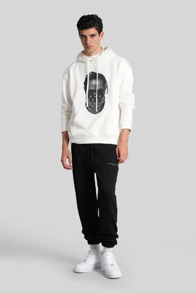 Ih Nom Uh Nit Balaclava-print Hoodie In White