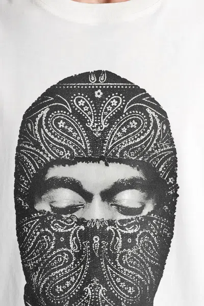 Ih Nom Uh Nit Graphic Print Crew-neck Short Sleeve T-shirt In White