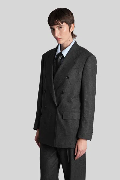 Tagliatore J-loreley19b Blazer In Grey Viscose In Gray