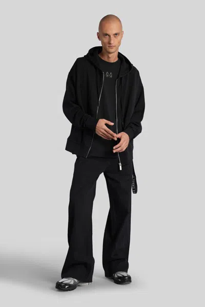 44 Label Group Cotton Sweatshirt With Logo In Black