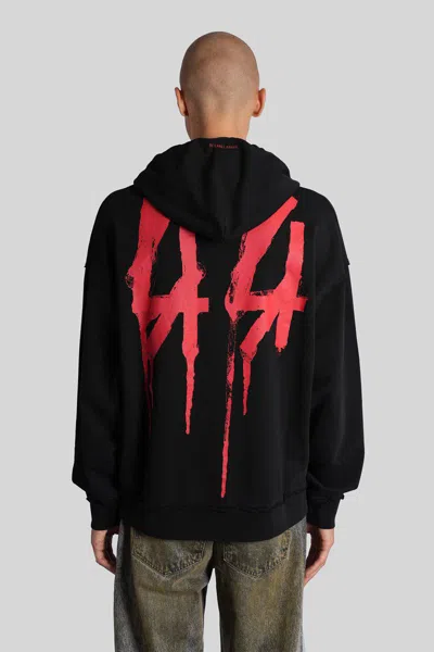 44 Label Group Drip Hoodie In Black