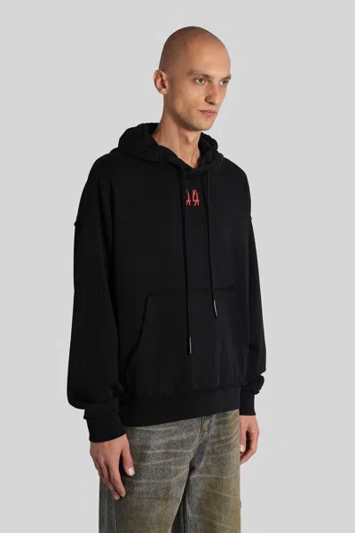 44 Label Group Drip Hoodie In Black