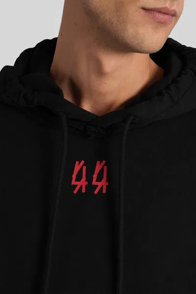 44 Label Group Drip Hoodie In Black