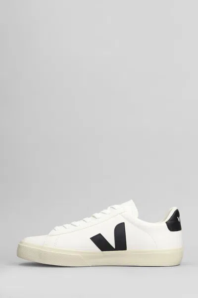 Veja Campo Leather Low-top Sneakers In White