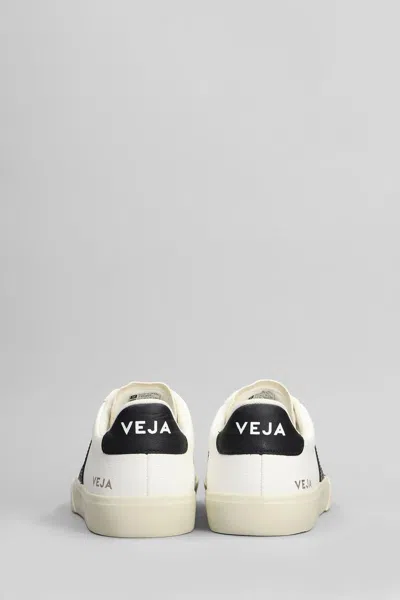 Veja Campo Leather Low-top Sneakers In White