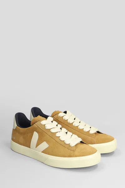 Veja Campo Sneakers In Leather Color Suede In Brown