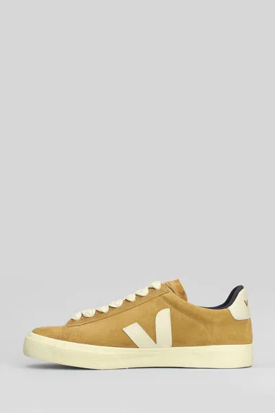 Veja Campo Sneakers In Leather Color Suede In Brown