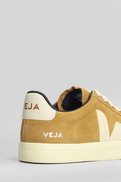 Veja Campo Sneakers In Leather Color Suede In Brown