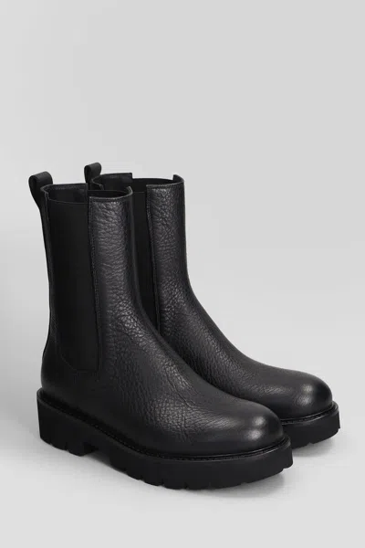 Anna F . Combat Boots In Black