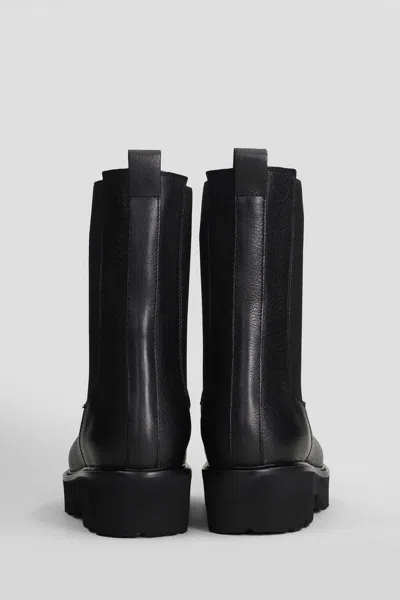 Anna F . Combat Boots In Black