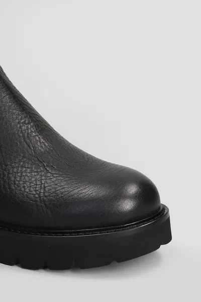 Anna F . Combat Boots In Black