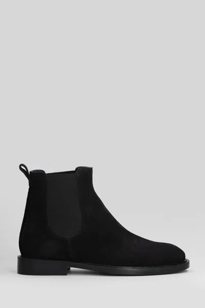Anna F . Low Heels Ankle Boots In Black