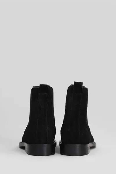 Anna F . Low Heels Ankle Boots In Black