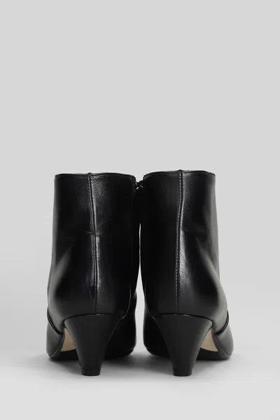 Anna F . Low Heels Ankle Boots In Black