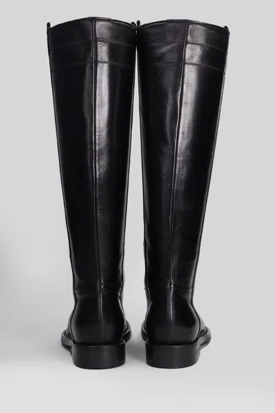 Anna F . Low Heels Boots In Black