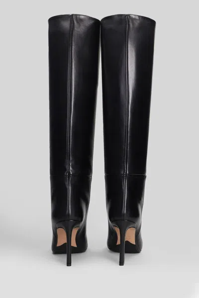 Anna F . High Heels Boots In Black