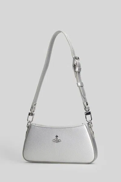 Vivienne Westwood Tasha Shoulder Shoulder Bag In Silver
