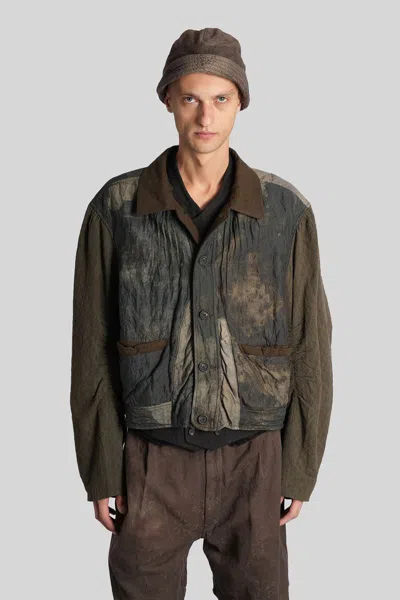 Ziggy Chen Casual Jacket In Green