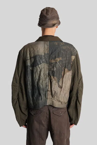 Ziggy Chen Casual Jacket In Green