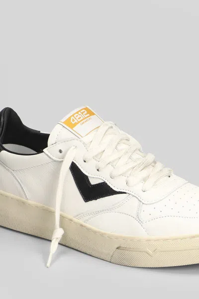 4b12 Hyper Sneakers In White
