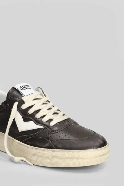 4b12 Hyper Sneakers In Black