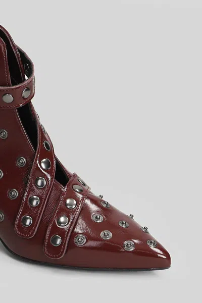 Alchimia High Heels Ankle Boots In Animal Print