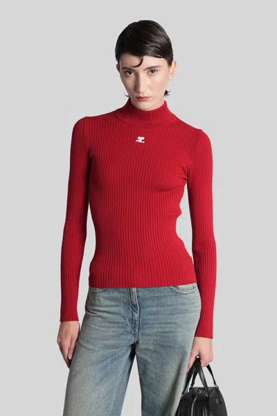 Courrèges Courreges Women Red Viscose Blend Sweater