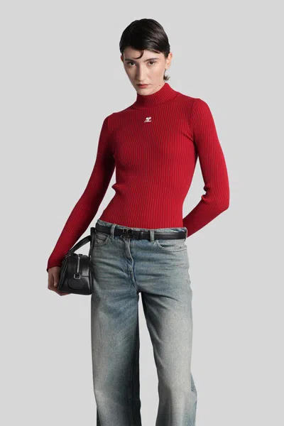 Courrèges Courreges Women Red Viscose Blend Sweater