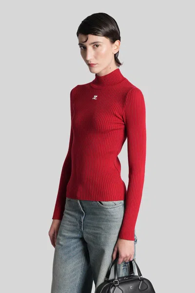 Courrèges Courreges Women Red Viscose Blend Sweater