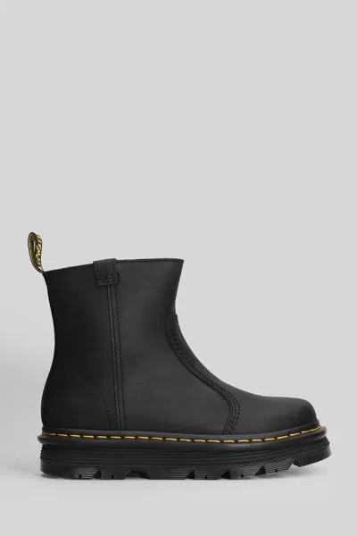 Dr. Martens Zebzag Rigger In Black
