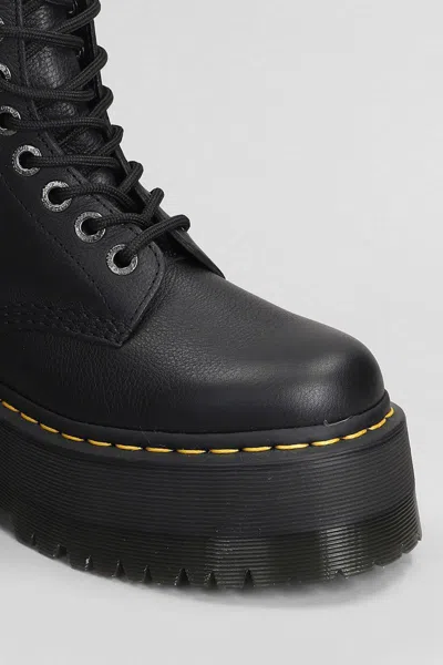 Dr. Martens 1460 Pascal Max Combat Boots In Black