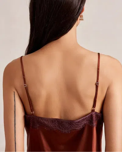 La Ligne Demi Camisole In Brown