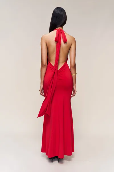 Danielle Guizio Ny Siena Maxi Dress In Red