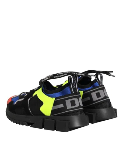 Dolce & Gabbana Multicolor Low Top Sorrento Sneakers Women's Shoes In Multi