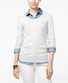 TOMMY HILFIGER Tommy Hilfiger Jenny Cable-Knit Sweater, Only at Macy&#039;s