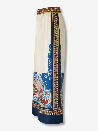 La Doublej Elasticated-waist Trousers In Multi