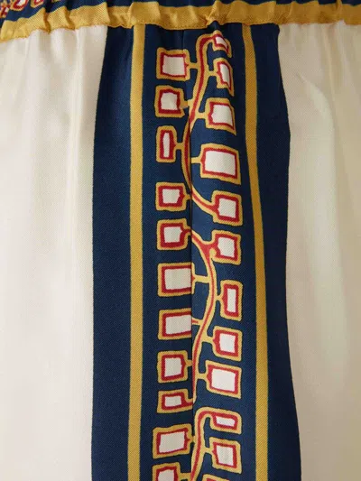 La Doublej Elasticated-waist Trousers In Multi