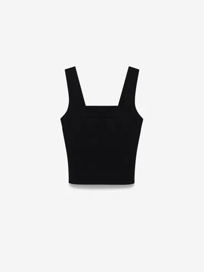 Simkhai Madine Square-neck Tank Top In Black