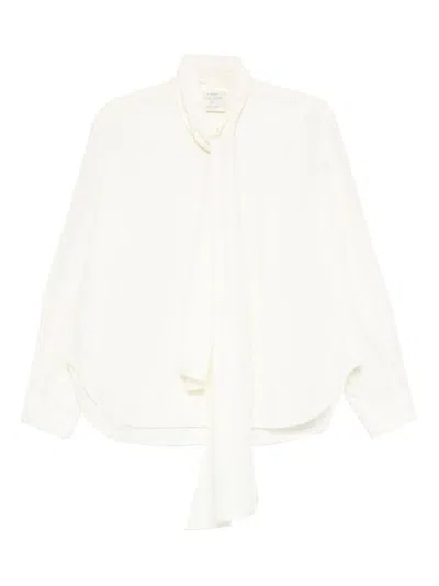 Forte Forte Forte_forte Blouse With Bow In White