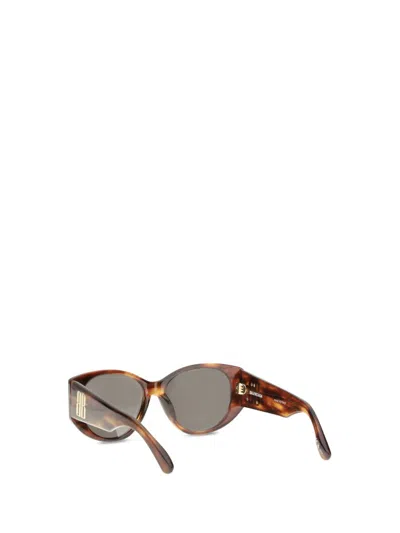 Balenciaga Women Acetate Sunglasses In Brown