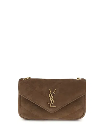 Saint Laurent Shoulder Bags In Brown