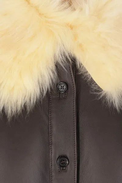 Acne Studios Coats In Brown