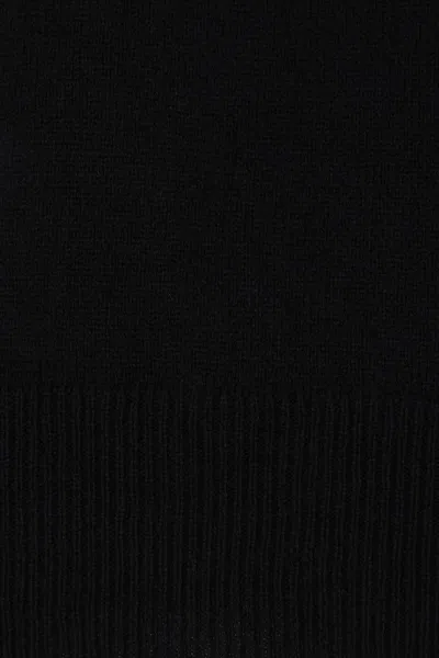 Comme Des Garçons Play Ribbed Cuff And Hem Crewneck Top In Black