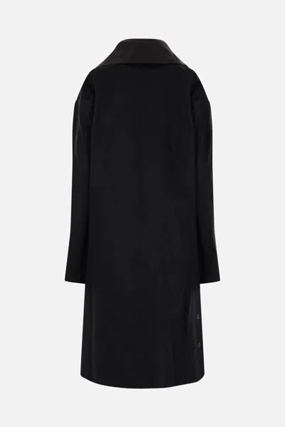Yohji Yamamoto Coats In Black