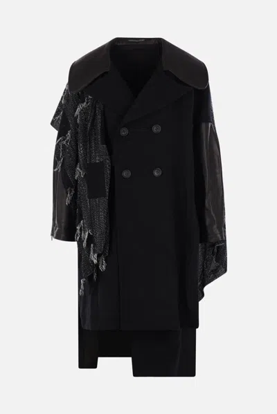 Yohji Yamamoto Coats In Black