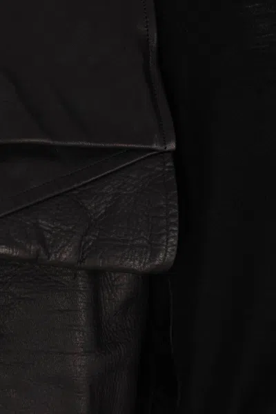 Yohji Yamamoto Belted Puff-sleeve Coat In Black