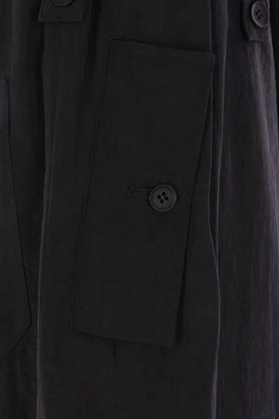 Yohji Yamamoto Trousers In Black