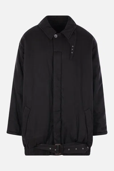 Magliano Oversized Padded Bomber Jacket In Black