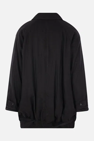 Magliano Oversized Padded Bomber Jacket In Black